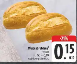 E-Center Weizenbrötchen Angebot