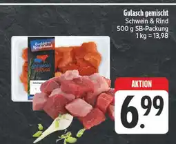 E-Center Gulasch gemischt schwein & rind Angebot