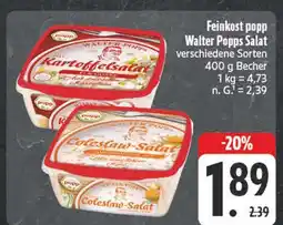 E-Center Feinkost popp walter popps salat Angebot