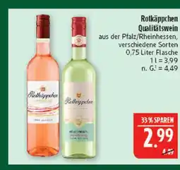 Marktkauf Rotkäppchen qualitätswein rosé Angebot