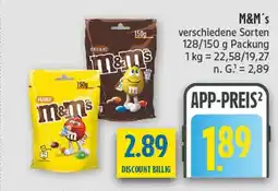diska M&m's peanut Angebot