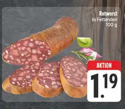 E-Center Rotwurst Angebot