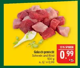 Marktkauf Gulasch gemischt schwein und rind Angebot