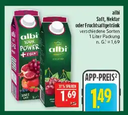 Marktkauf Albi saft, nektar oder fruchtsaftgetränk - your power + eisen Angebot