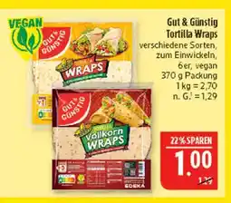 Marktkauf Gut & günstig tortilla wraps Angebot