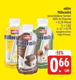 E-Center Müller müllermilch bananen-geschmack Angebot
