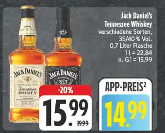 E-Center Jack daniel's tennessee honey whiskey Angebot