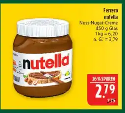 Marktkauf Ferrero nutella Angebot