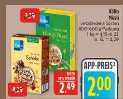 Marktkauf Kölln müsli Angebot