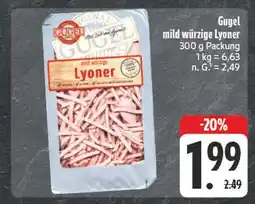 E-Center Gugel mild würzige lyoner Angebot