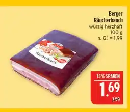Marktkauf Berger räucherbauch Angebot