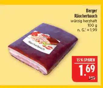 Marktkauf Berger räucherbauch Angebot
