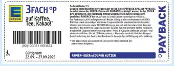 E-Center Edeka kaffee, tee, kakao Angebot