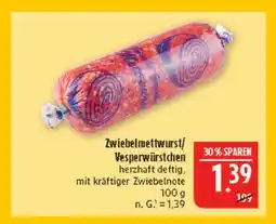 Marktkauf Zwiebelmettwurst Angebot