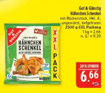 Marktkauf Gut & günstig hähnchen schenkel Angebot