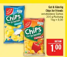 Marktkauf Gut & günstig chips for friends gesalzen Angebot
