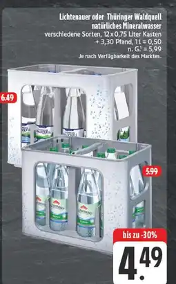 E-Center Lichtenauer natürliches mineralwasser Angebot