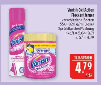 Marktkauf Vanish oxi action fleckentferner Angebot
