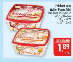 Marktkauf Feinkost popp walter popps salat Angebot