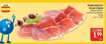 Marktkauf Original spanischer serrano-schinken Angebot