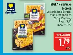 Marktkauf Edeka herzstücke focaccia mit kräutern Angebot