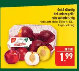 Marktkauf Gut & günstig nektarinen gelbfleischig Angebot