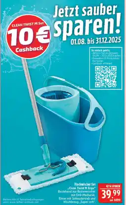 Marktkauf Leifheit flachwischer-set clean twist m ergo Angebot