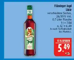 Marktkauf Fläminger jagd likör Angebot