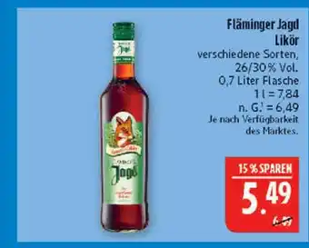 Marktkauf Fläminger jagd likör Angebot