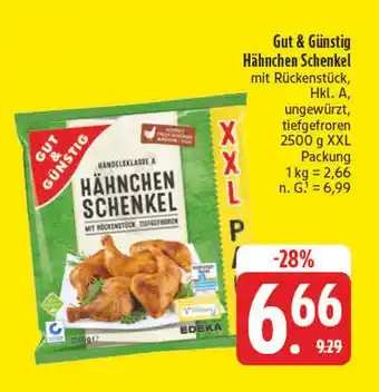 E-Center Gut & günstig hähnchen schenkel Angebot
