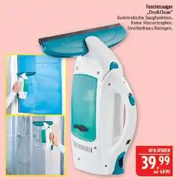 Marktkauf Fenstersauger dry&clean Angebot