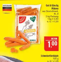 Marktkauf Gut & günstig möhren Angebot
