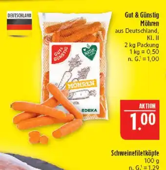 Marktkauf Gut & günstig möhren Angebot