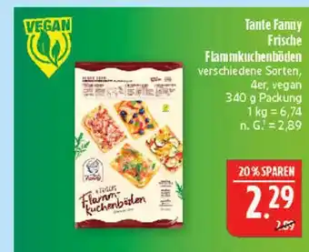 Marktkauf Tante fanny frische flammkuchenböden Angebot