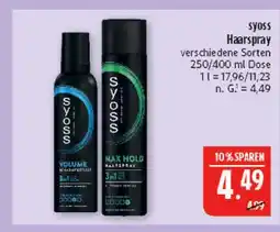 Marktkauf Syoss volume haarspray Angebot