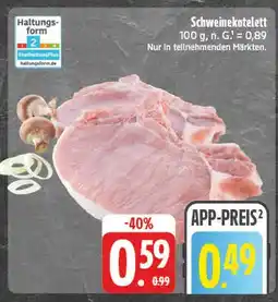 Edeka Schweinekotelett Angebot