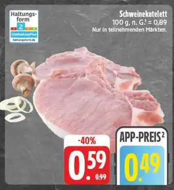 Edeka Schweinekotelett Angebot
