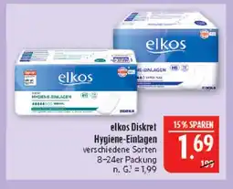 Marktkauf Elkos diskret hygiene-einlagen Angebot