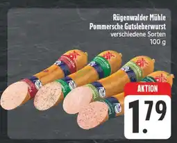 Edeka Rügenwalder mühle pommersche gutsleberwurst Angebot