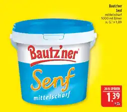 Marktkauf Bautz'ner senf mittelscharf Angebot