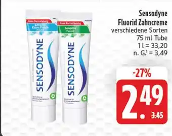 Edeka Sensodyne fluorid zahncreme Angebot