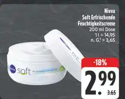 Edeka Nivea soft erfrischende feuchtigkeitscreme Angebot