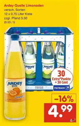 Netto Marken-Discount Ardey quelle limonaden Angebot