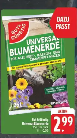 Edeka Gut & günstig universal blumenerde Angebot