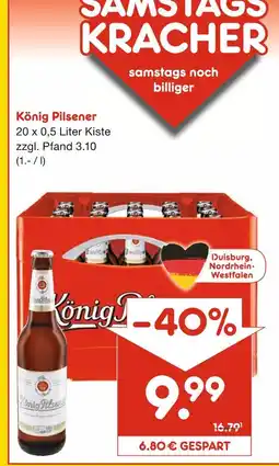 Netto Marken-Discount König pilsener könig pilsener Angebot