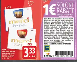 Edeka Storck merci finest selection Angebot
