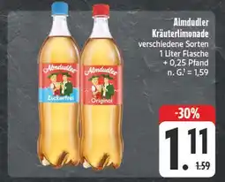 Edeka Almdudler zuckerfrei Angebot