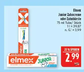 Marktkauf Elmex junior zahncreme oder zahnbürste Angebot