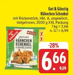 Edeka Gut & günstig hähnchen schenkel Angebot
