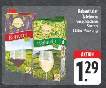 Edeka Rebenthaler tafelwein rotwein Angebot